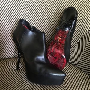 Cesare Paciotti  Black Ankle Boots Size 40